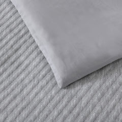 Pesaro Quilt Cover Set Grey Marle