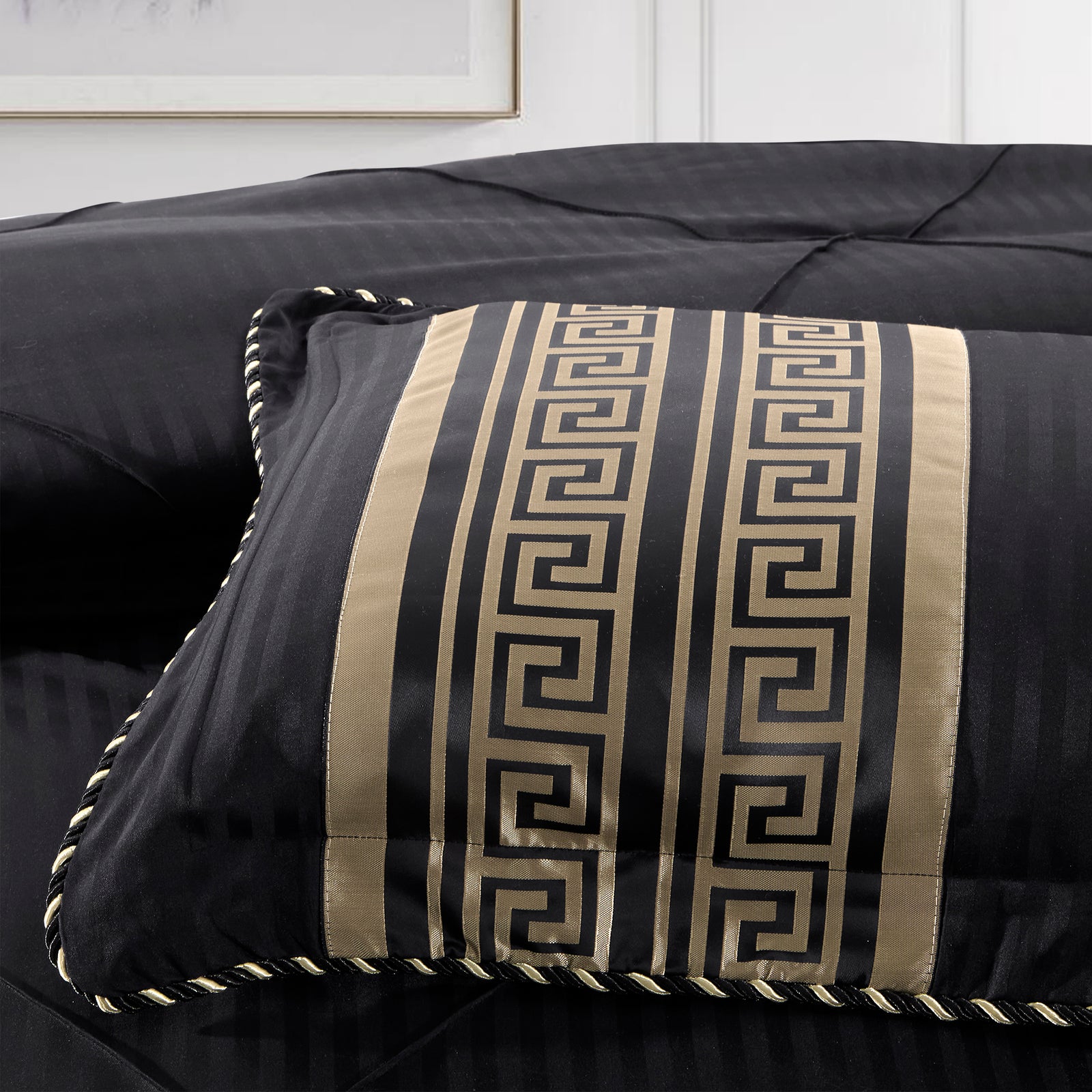 Raffaello Comforter Set Black
