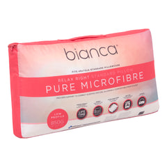 Relax Right Pure Microfibre Pillow Low Profile 850g