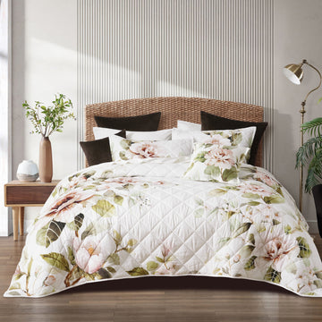 Rosalia Coverlet Set White