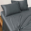 Rosebank Mega 500 Thread Count Bamboo/Cotton Sateen Weave Sheet Sets Charcoal