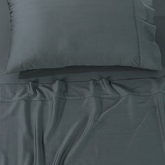 Rosebank Mega 500 Thread Count Bamboo/Cotton Sateen Weave Sheet Sets Charcoal