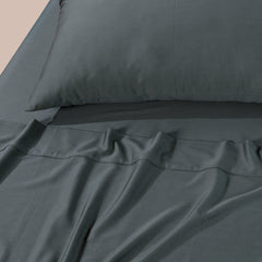 Rosebank Mega 500 Thread Count Bamboo/Cotton Sateen Weave Sheet Sets Charcoal