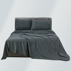 Rosebank Mega 500 Thread Count Bamboo/Cotton Sateen Weave Sheet Sets Charcoal