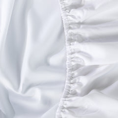 Rosebank Mega 500 Thread Count Bamboo/Cotton Sateen Weave Sheet Sets White