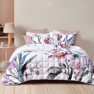 Carmela Bedspread Set White