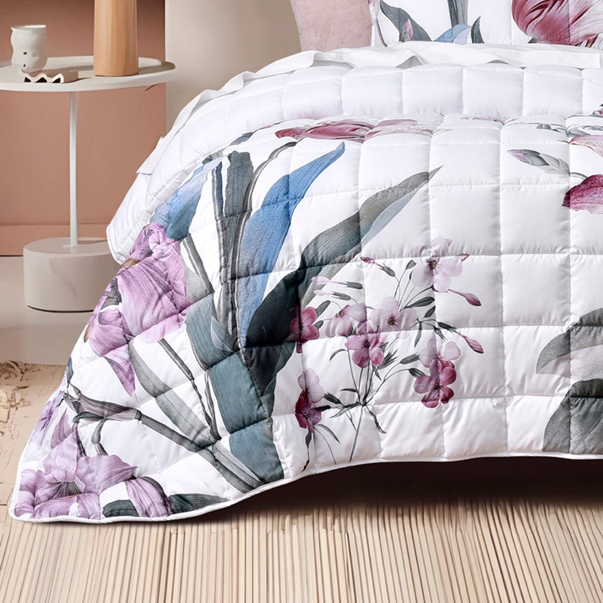 Carmela Bedspread Set White