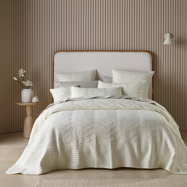 Kamala Bedspread Set Cream | Bianca Bedspreads