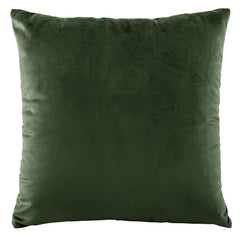 Vivid Coordinates Velvet Square Cushion Forest Green
