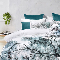 Sherbrooke Quilt Cover Set White