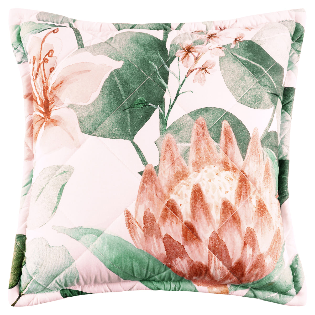 Sidney Square Cushion Blush