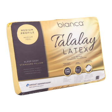 Sleep Easy Medium Profile Medium Feel Talalay Latex Pillow