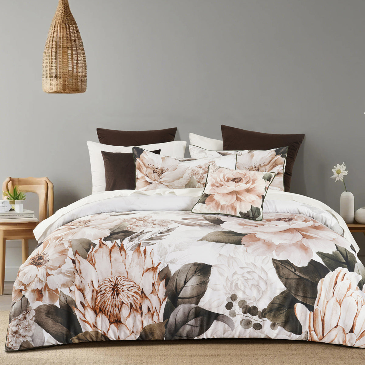 Somerset Quilt Cover Set White