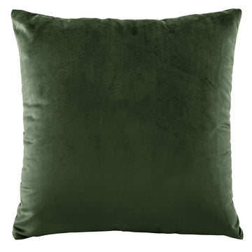 Vivid Coordinates Velvet European Pillowcase Forest Green