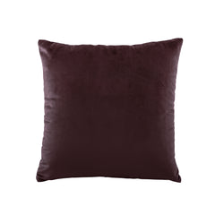 Vivid Coordinates Velvet Square Cushion Plum