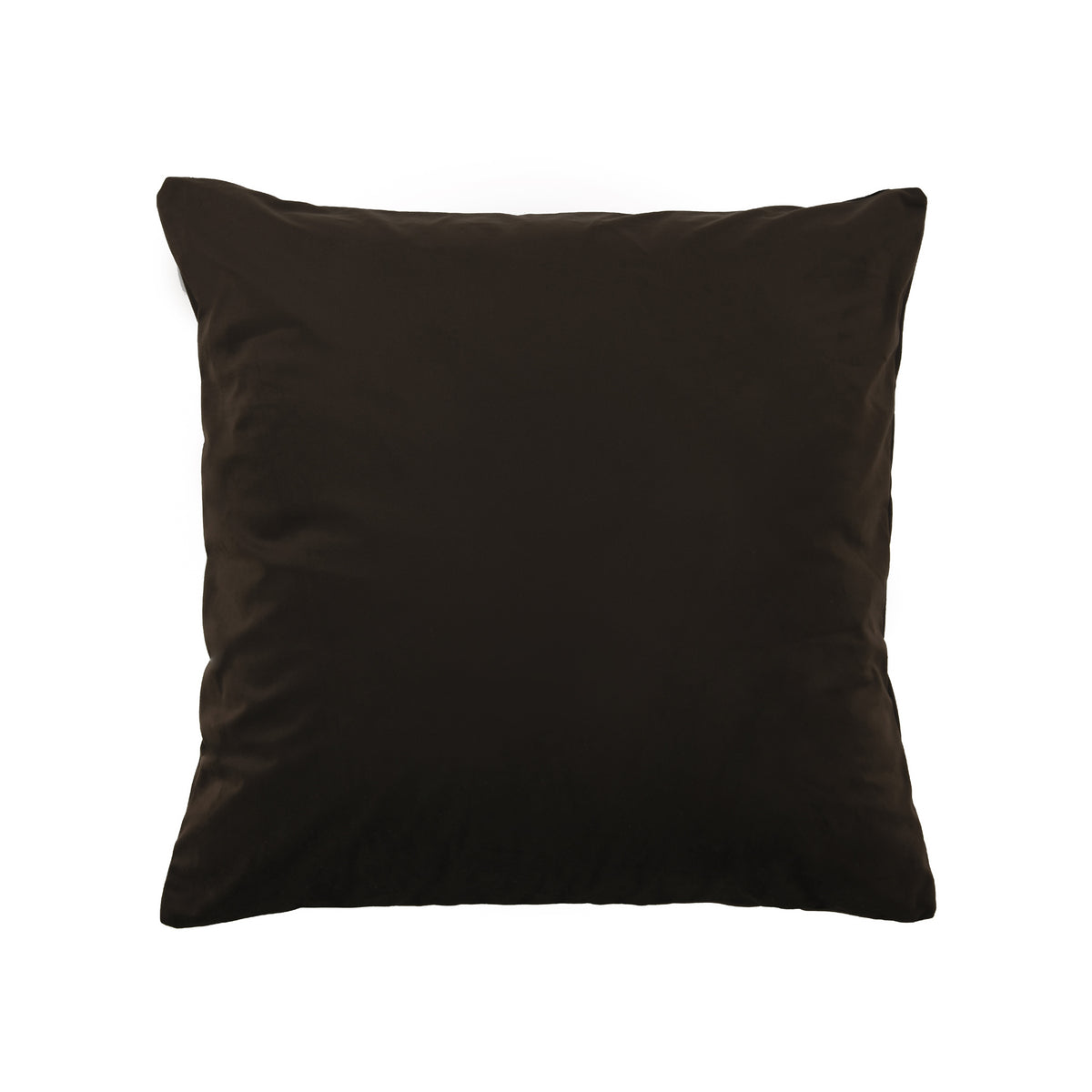 Vivid Coordinates Velvet European Pillowcase Chocolate