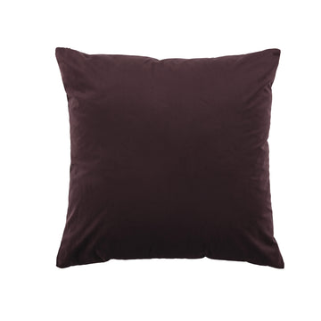 Vivid Coordinates Velvet European Pillowcase Plum