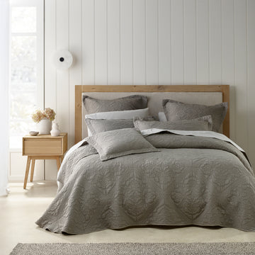 Zaria Bedspread Set Taupe
