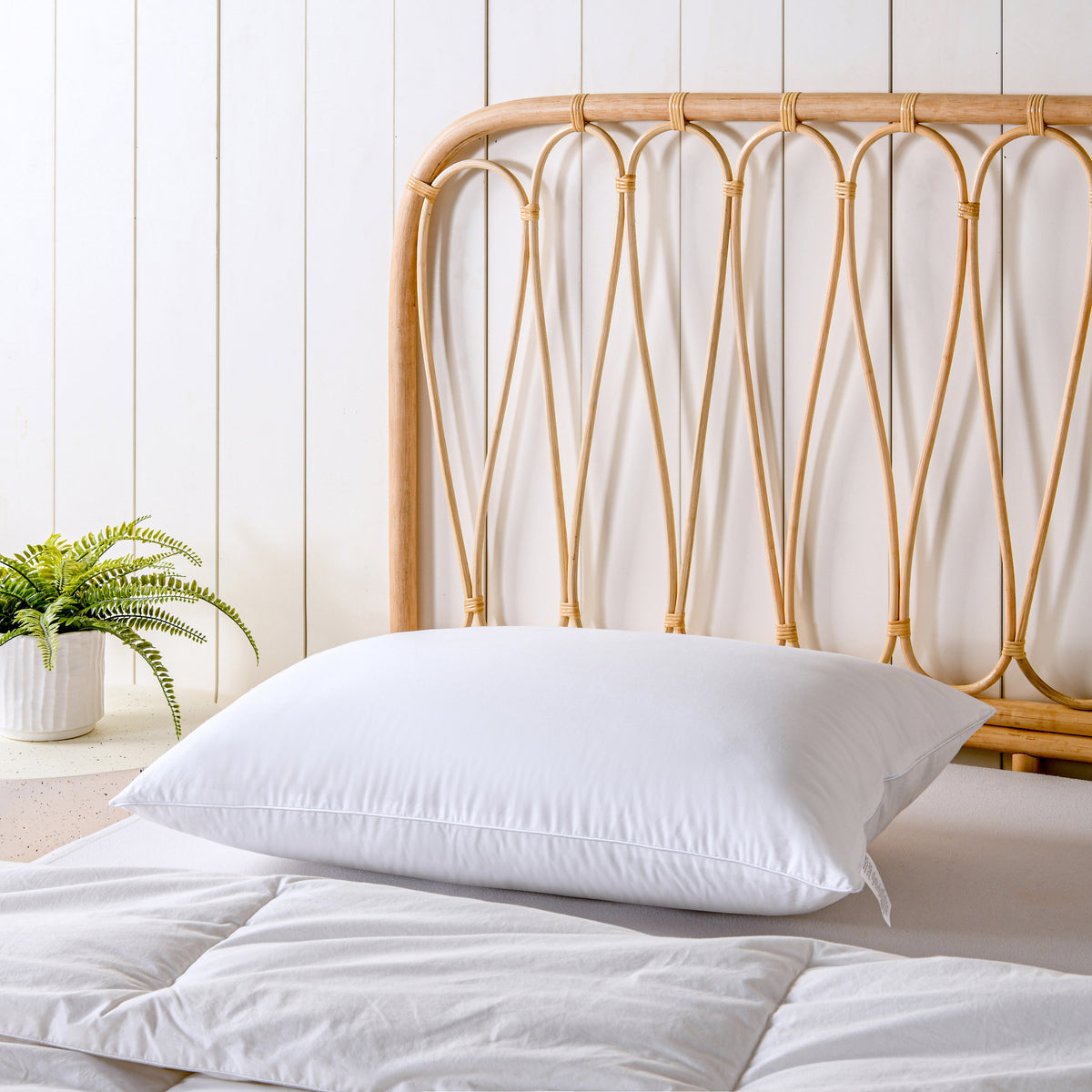 Natural Sleep Bamboo Blend Standard Pillow Medium Profile 750g