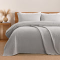Gosford Cotton Blanket Silver