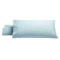 Heston King Size Pillowcase 300 Thread Count Cotton Percale (Pair) Steel Blue