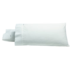 Heston King Size Pillowcase 300 Thread Count Cotton Percale (Pair) White