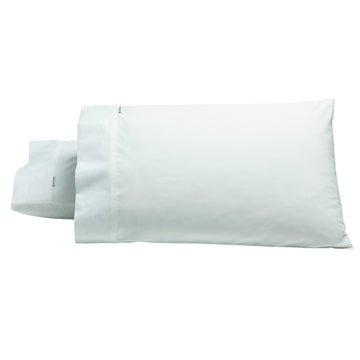 Heston 300 Thread Count Cotton Percale Standard Pillowcase (Pair) White