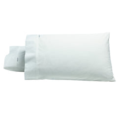 Heston 300 Thread Count Cotton Percale Standard Pillowcase (Pair) White