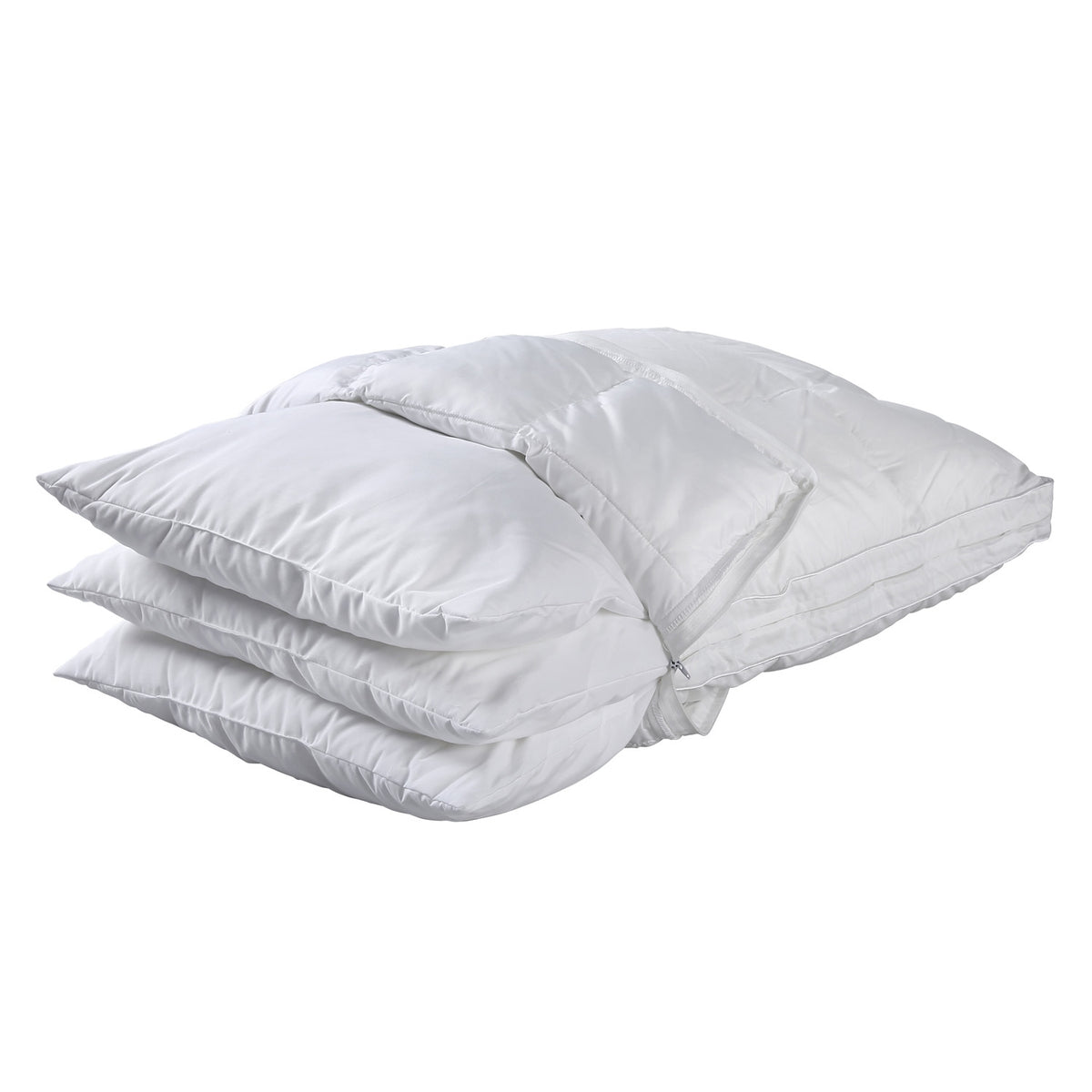 Relax Right Pure Microfibre  Pillow 3 in 1 Adjustable height 1150g