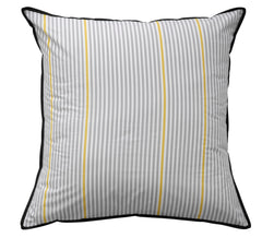 Baxter European Pillowcase Stripe Grey