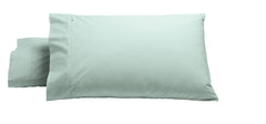 Heston 300 Thread Count Cotton Percale Standard Pillowcase (Pair) Sage