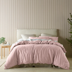Acacia Quilt Cover Set Blush