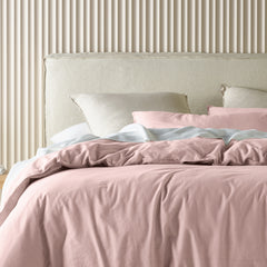 Acacia Quilt Cover Set Blush