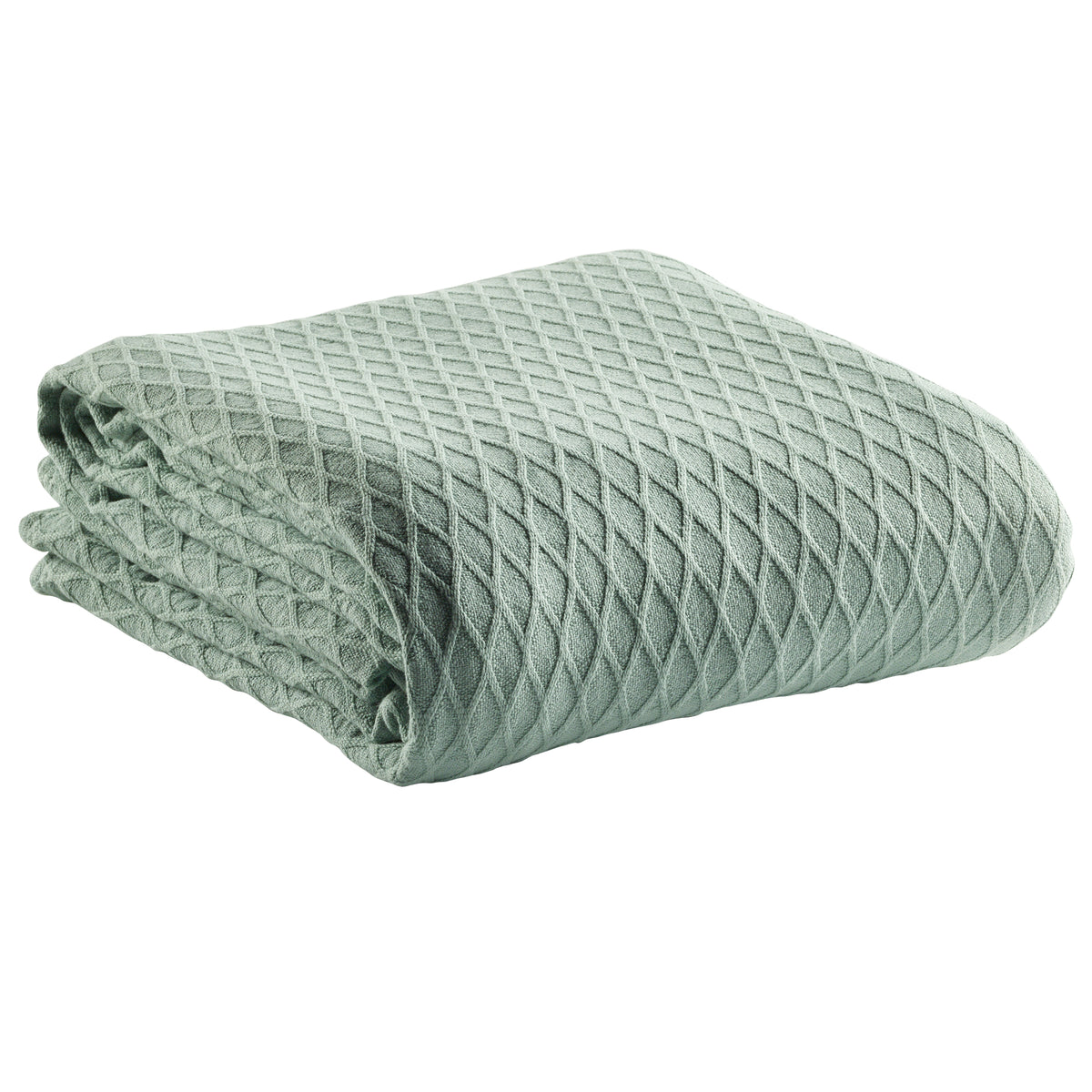 Gosford Cotton Blanket Sage