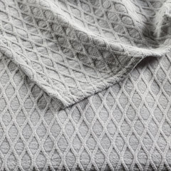 Gosford Cotton Blanket Silver