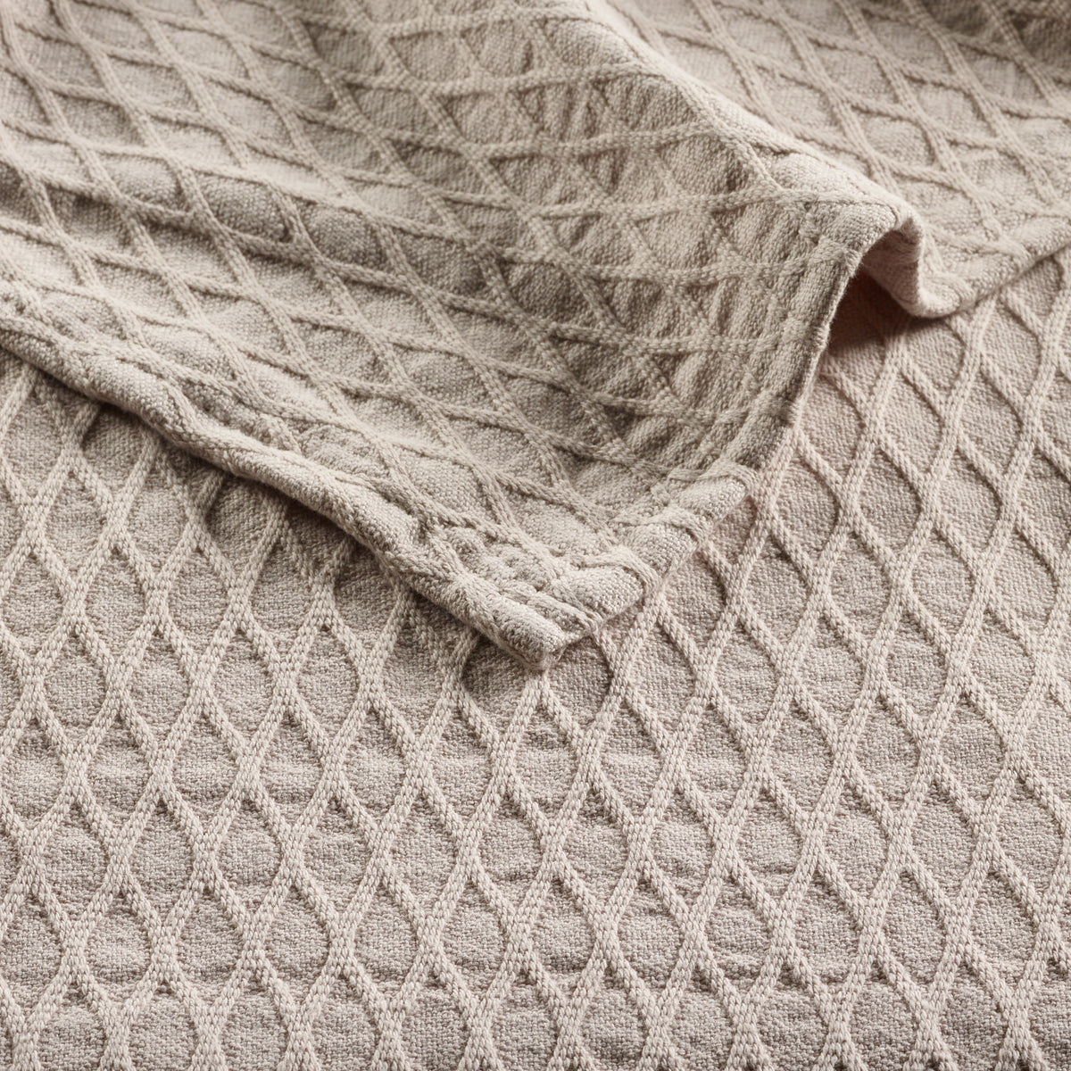 Gosford Cotton Blanket Stone