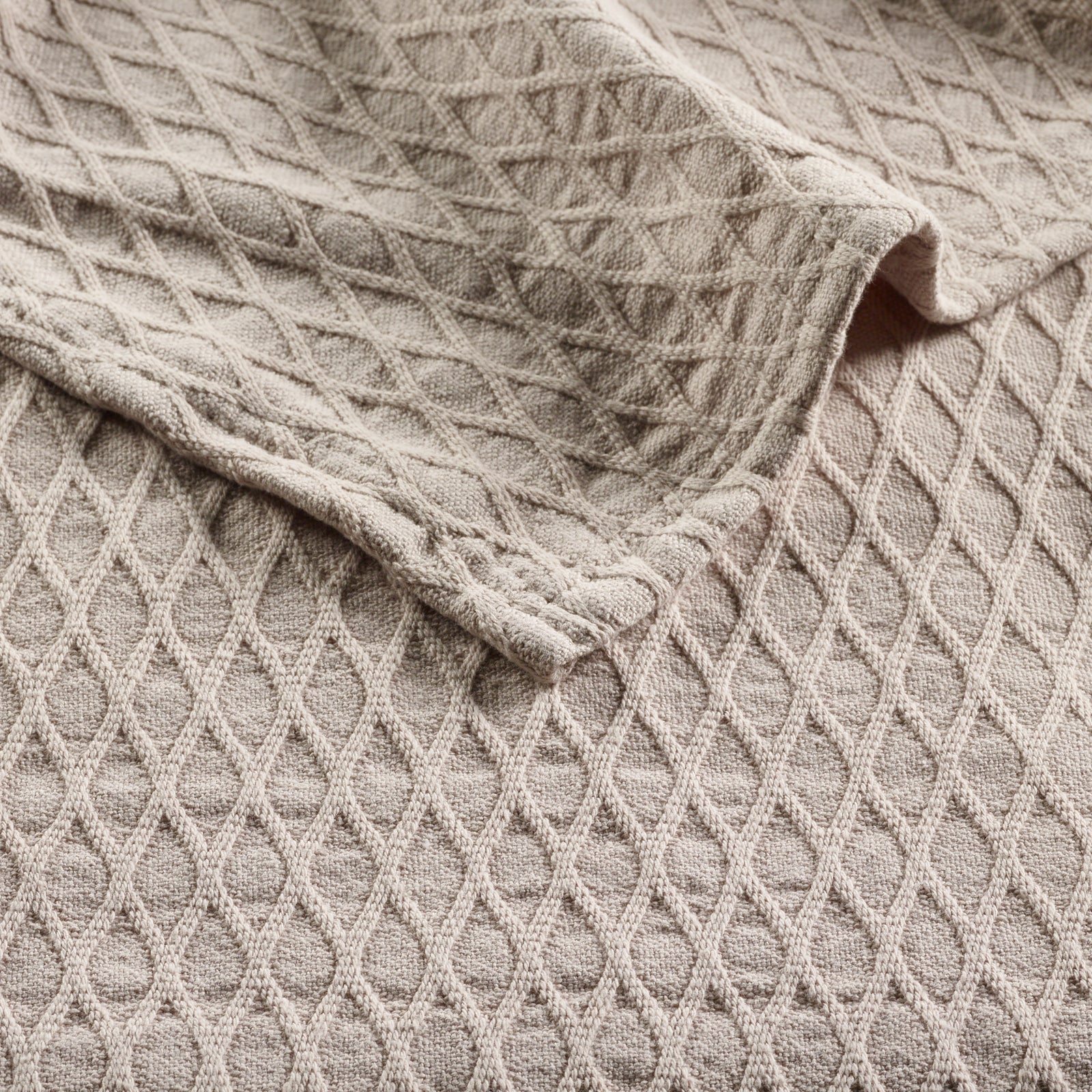 Gosford Cotton Blanket Stone