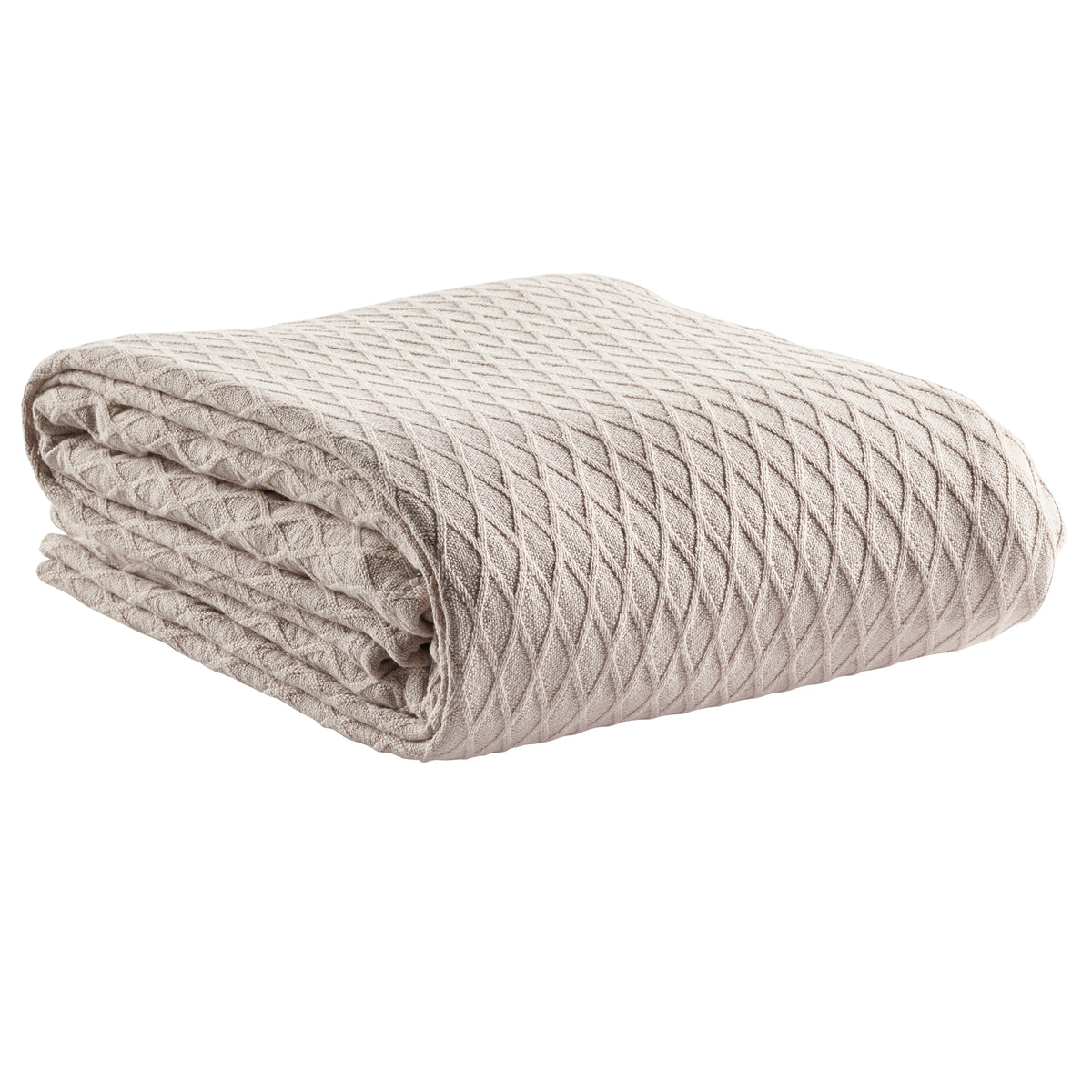 Gosford Cotton Blanket Stone
