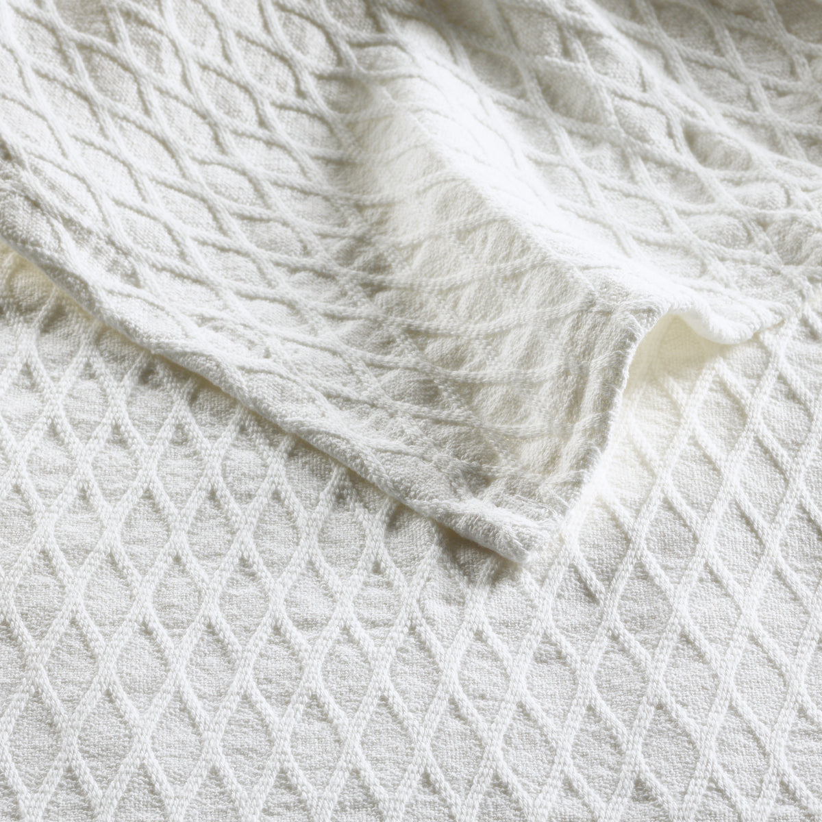 Gosford Cotton Blanket White