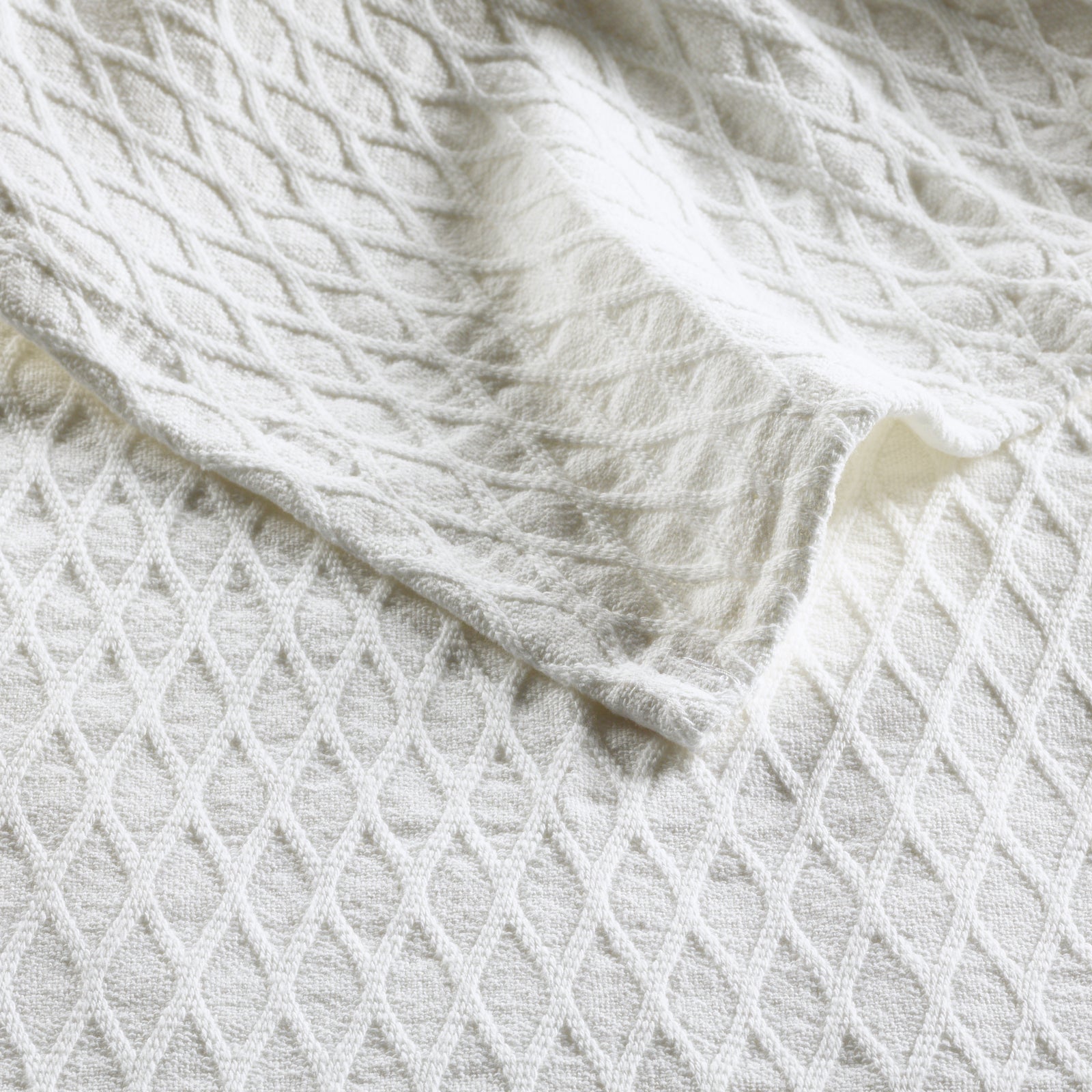 Gosford Cotton Blanket White