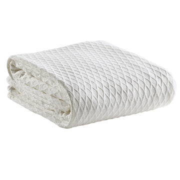 Gosford Cotton Blanket White
