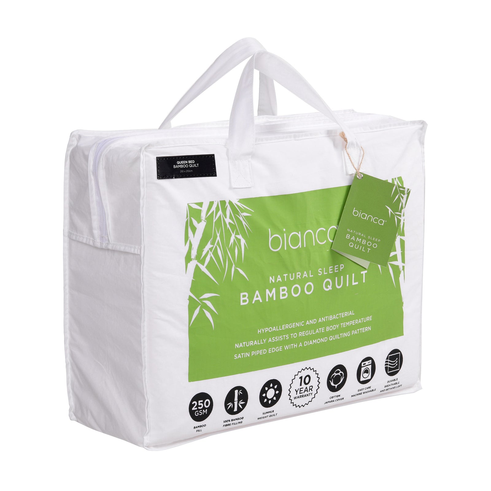 Natural Sleep Bamboo 250gsm Summer Weight Quilt