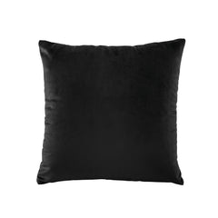 Vivid Coordinates Velvet Square Cushion Black
