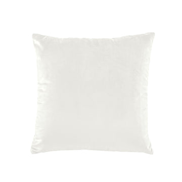 Vivid Coordinates Velvet Square Cushion Ivory