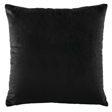 Vivid Coordinates Velvet European Pillowcase Black