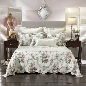 Rosedale Bedspread Set Green