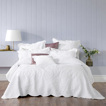 Cordelia Bedspread Set White