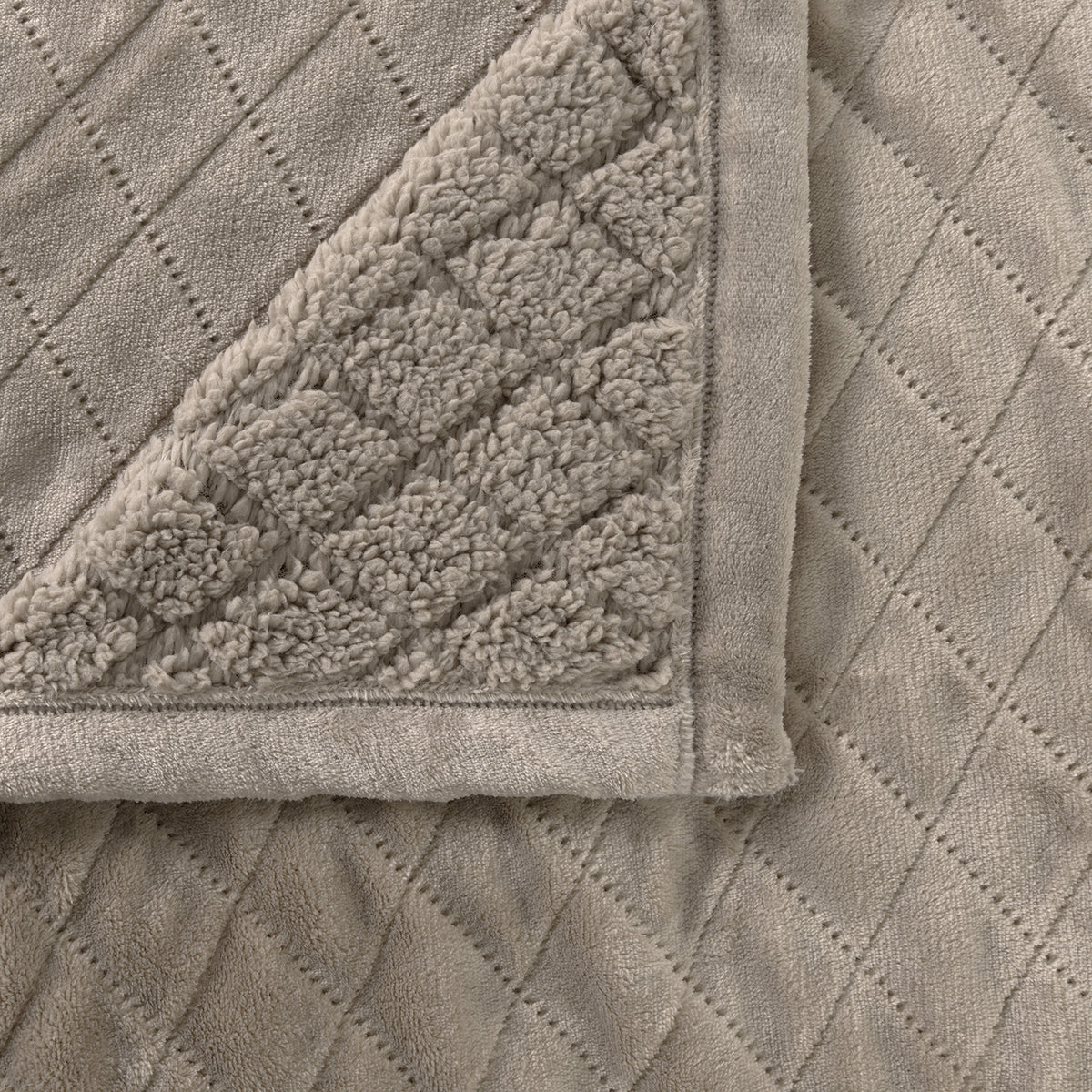 Mansfield Ultra Soft Velvet Blanket 480gsm Silver Grey