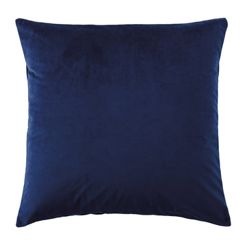 Vivid Coordinates Velvet European Pillowcase Indigo