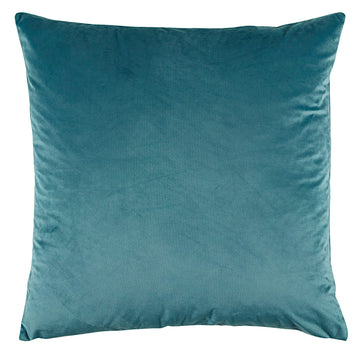 Vivid Coordinates Velvet Square Cushion Teal